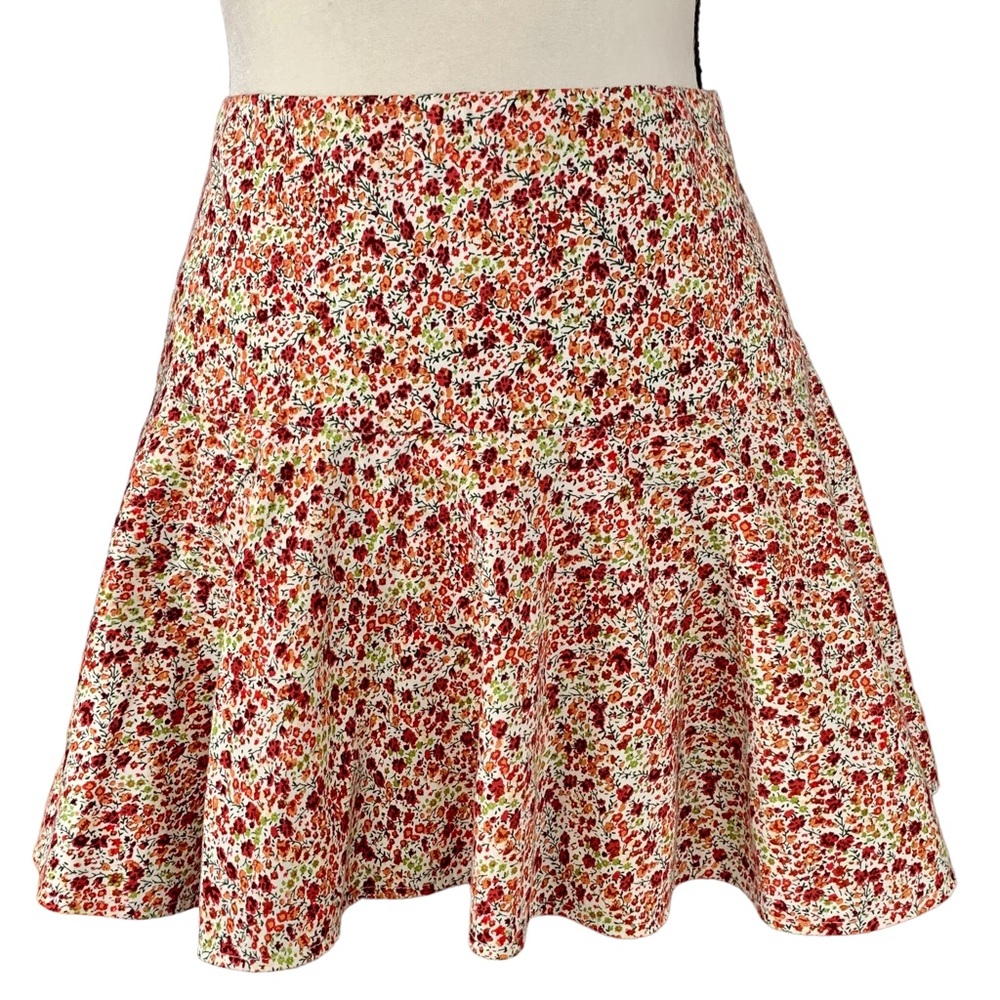 Thakoon Addition Ditsy Floral Flounce Mini Skirt Size 2